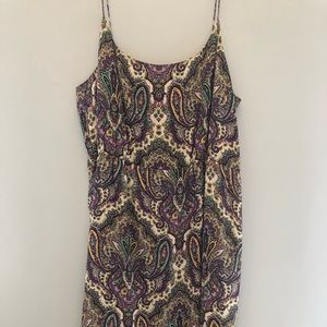 JCrew paisley print dress